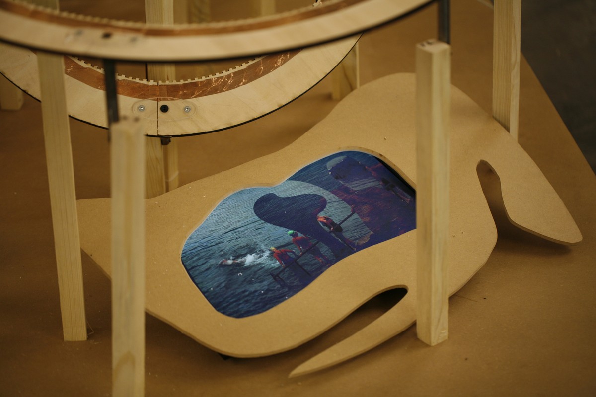 Echappée guère  / (Portrait de Dédale en fichènchip)