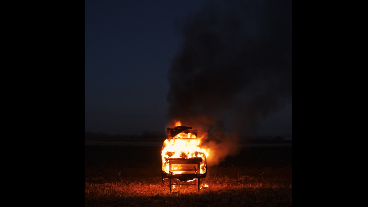 Reisende auf einem Bein